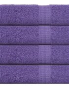 vidaXL Кърпи за баня FROGN 4 бр. Лилави 100x150 см 360 г/м²