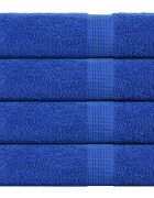 vidaXL Кърпи за баня FROGN 4 бр. сини 100x150 см 360 г/м²