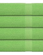 vidaXL Кърпи за баня FROGN 4 бр. Ябълково зелени 100x150 см 360 г/м²