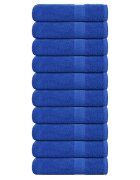 vidaXL Кърпи за душ FROGN 10 бр. сини 70x140 см 360 г/м²