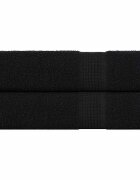 vidaXL Кърпи за душ FROGN 2 бр. Черни 70x140 см 360 г/м²