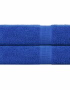 vidaXL Кърпи за душ FROGN 2 бр. сини 70x140 см 360 г/м²