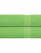 vidaXL Кърпи за душ FROGN 2 бр. ябълково зелени 70x140 см 360 г/м²