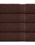 vidaXL Кърпи за душ FROGN 4 бр. Кафяви 70x140 см 360 г/м²