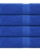 vidaXL Кърпи за душ FROGN 4 бр. сини 70x140 см 360 г/м²