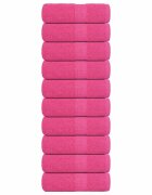 vidaXL Кърпи за гости FROGN 10 бр. Розови 30x50 см 360 г/м²