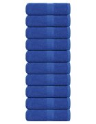 vidaXL Кърпи за гости FROGN 10 бр. сини 30x50 см 360 г/м²