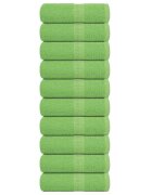 vidaXL Кърпи за гости FROGN 10 бр. ябълково зелени 30x50 см 360 г/м²