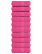 vidaXL Кърпи за пране FROGN 10 бр. Розови 30x30 см 360 г/м²