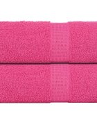 vidaXL Кърпи за пране FROGN 2 бр. Розови 30x30 см 360 г/м²