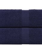 vidaXL Кърпи за пране FROGN 2 бр. тъмносини 30x30 см 360 г/м²