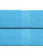 vidaXL Кърпи за пране FROGN 2 бр. Тюркоазени 30x30 см 360 г/м²