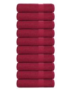 vidaXL Кърпи за ръце FROGN 10 бр. бордо 50x100 см 360 г/м²