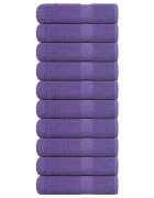 vidaXL Кърпи за ръце FROGN 10 бр. Лилави 50x100 см 360 г/м²