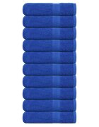 vidaXL Кърпи за ръце FROGN 10 бр. сини 50x100 см 360 г/м²
