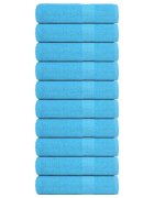 vidaXL Кърпи за ръце FROGN 10 бр. Тюркоазени 50x100 см 360 г/м²
