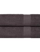 vidaXL Кърпи за ръце FROGN 2 бр. Антрацит 50x100 см 360 г/м²
