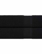 vidaXL Кърпи за ръце FROGN 2 бр. Черни 50x100 см 360 г/м²
