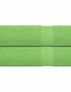 vidaXL Кърпи за ръце FROGN 2 бр. ябълково зелени 50x100 см 360 г/м²