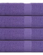 vidaXL Кърпи за ръце FROGN 4 бр. лилави 50x100 см 360 г/м²
