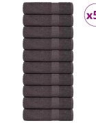 vidaXL Кърпи за ръце FROGN 50 бр. Антрацит 50x100 см 360 г/м²