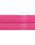 vidaXL Кърпи за сауна FROGN 2 бр. Розови 80x200 см 360 г/м²