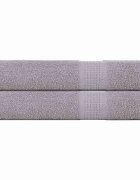 vidaXL Кърпи за сауна FROGN 2 бр. сиви 80x200 см 360 г/м²
