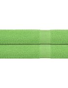vidaXL Кърпи за сауна FROGN 2 бр. Ябълково зелени 80x200 см 360 г/м²