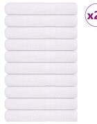 vidaXL Кърпи за сауна FROGN 25 бр. Бели 80x200 см 360 г/м²