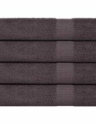 vidaXL Кърпи за сауна FROGN 4 бр. Антрацит 80x200 см 360 г/м²