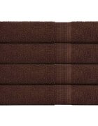 vidaXL Кърпи за сауна FROGN 4 бр. Кафяви 80x200 см 360 г/м²