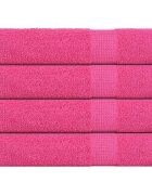 vidaXL Кърпи за сауна FROGN 4 бр. Розови 80x200 см 360 г/м²