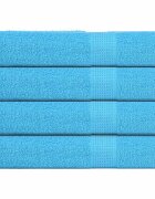 vidaXL Кърпи за сауна FROGN 4 бр. Тюркоазени 80x200 см 360 г/м²