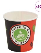 vidaXL Картонени чаши за еднократна употреба 1000 бр 120 мл (4 oz)