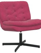 vidaXL Къртящ релаксиращ стол Виненочервен 63 x 75 x 76 см Кадифе