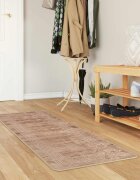 vidaXL Каса за килим MARSA Бяло 50 x 150 cm Полиестер и PVC