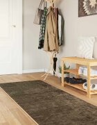 vidaXL Каса за килим MARSA Леснозелен 100 x 300 cm Полиестер и PVC