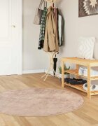 vidaXL Каса за килим MARSA Пясък 120 x 120 cm Полиестер и PVC
