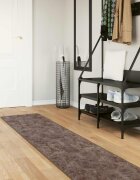 vidaXL Каса за килим MARSA Сиво 50 x 300 см Полиестер и PVC
