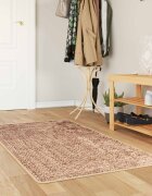 vidaXL Каса за килим MARSA Жълто 100 x 150 cm Полиестер и PVC