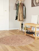 vidaXL Каса за килим MARSA Жълто 120 x 120 cm Полиестер и PVC