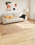 vidaXL Каса за килим MARSA Жълто 150 x 230 см Полиестер и PVC