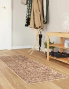 vidaXL Каса за килим MARSA Жълто 50 x 100 cm Полиестер и PVC