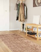 vidaXL Каса за килим MARSA Жълто 80 x 250 cm Полиестер и PVC