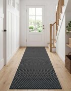 vidaXL Каса за килим ORIZ 1150 gsm Черен мрежест модел