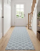 vidaXL Каса за килим ORIZ 1150 gsm Сив и бял