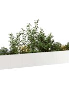 vidaXL Кашпа 280x40x40 см неръждаема стомана