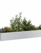vidaXL Кашпа 280x80x40 см поцинкована стомана