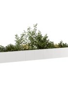 vidaXL Кашпа 360x40x40 см неръждаема стомана