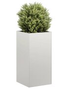 vidaXL Кашпа 40x40x80 см неръждаема стомана